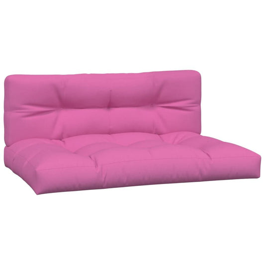 Vidaxl Cojines Para Sofá De Palets 2 Piezas Tela Rosa_0