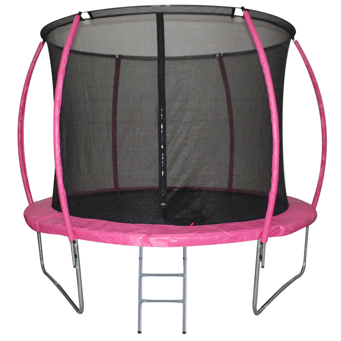 Homcom Trampolín De Exterior Multiuso Con Red Seguridad Y Escalera Carga 100kg_0