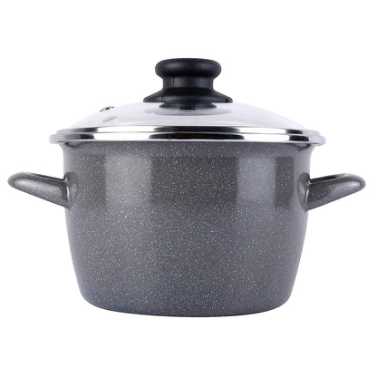 Olla k2 Gransasso  Ø20cm Con Tapa De Vidrio