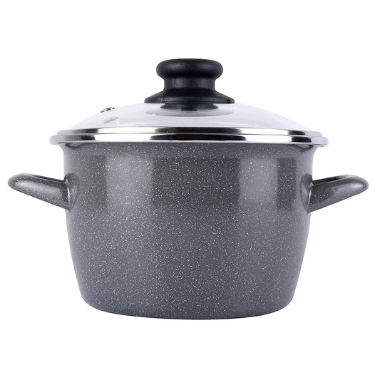 Olla k2 Gransasso  Ø20cm Con Tapa De Vidrio