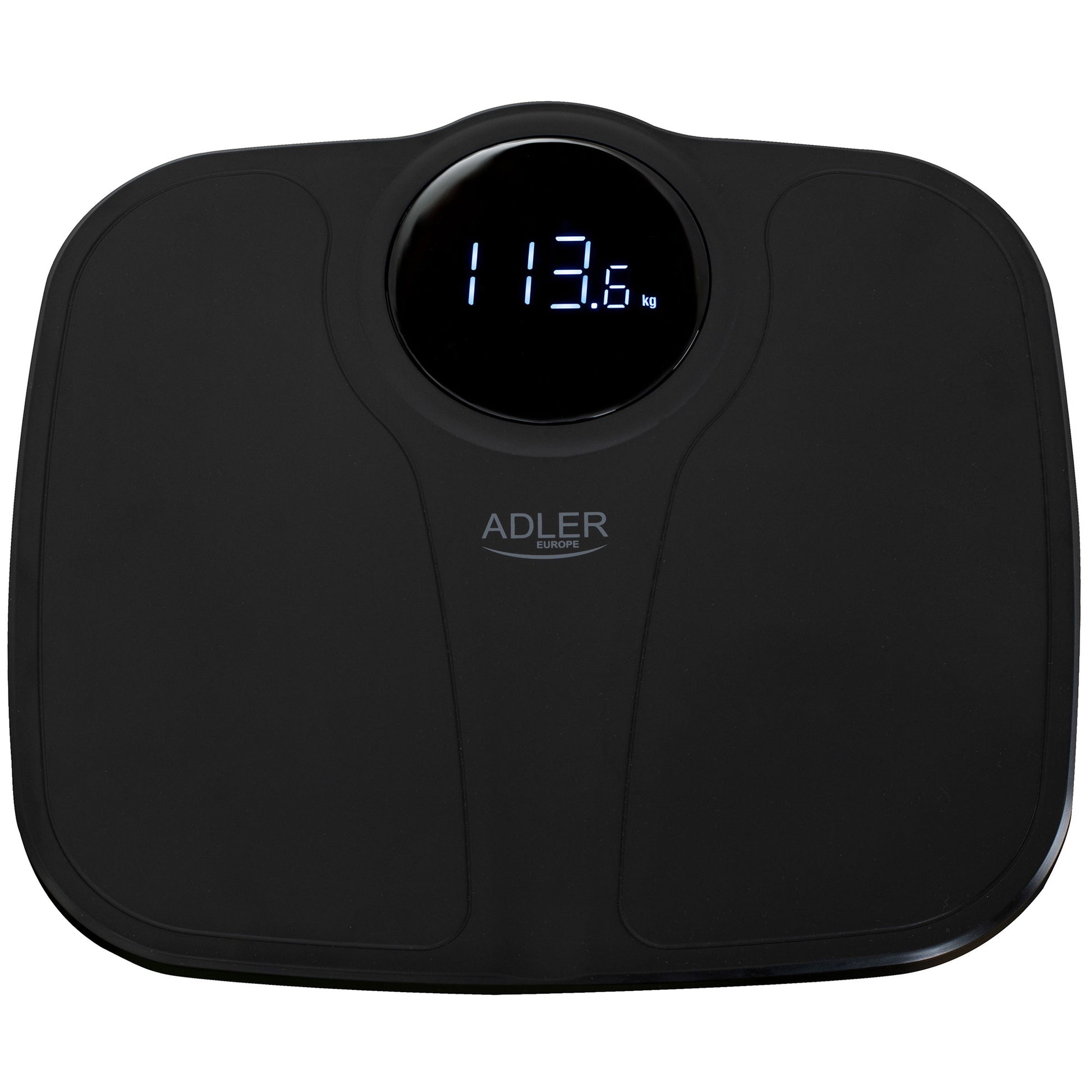 Báscula De Baño Digital, Alta Precisión 180kg, Pantalla Led Apagado Automático, Antideslizante, Briebe, Sc1124b, Negro