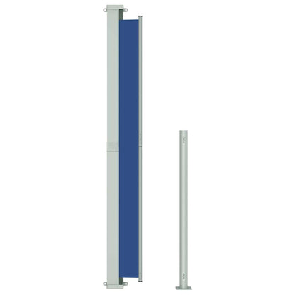Vidaxl Toldo Lateral Retráctil De Jardín Azul 180x500 Cm_4