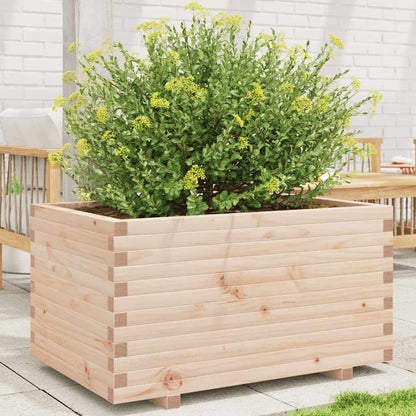 Jardinera Madera Maciza De Pino 90x60x49,5 Cm_1