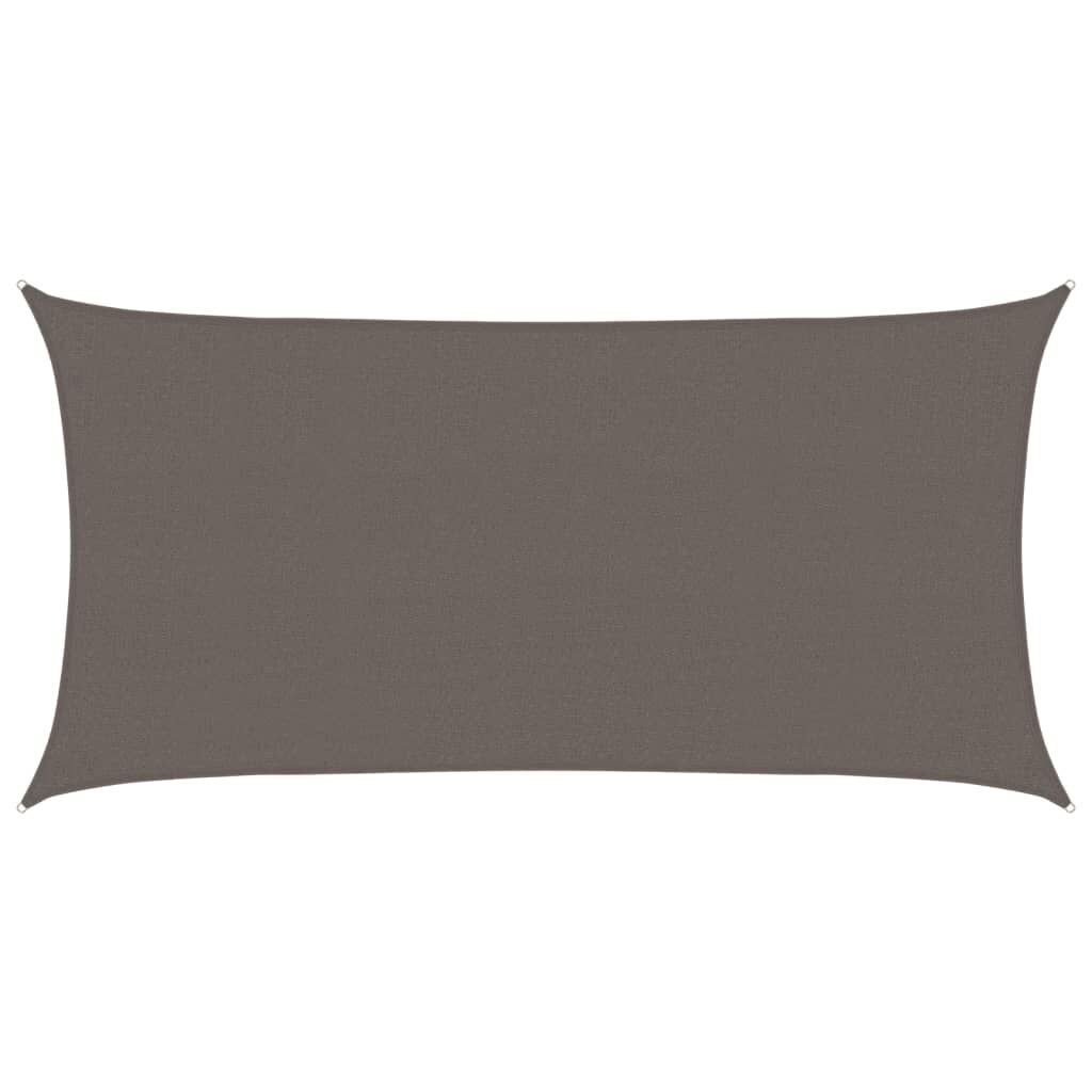 Vidaxl Toldo De Vela Cuadrado Hdpe 2x3,5 M Gris Antracita_0