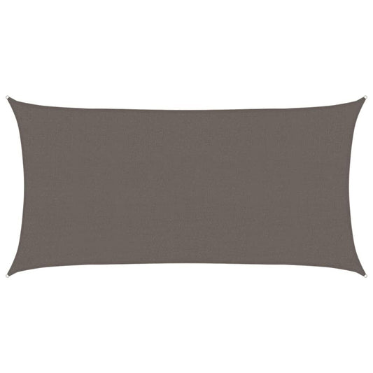 Vidaxl Toldo De Vela Cuadrado Hdpe 2x3,5 M Gris Antracita_0
