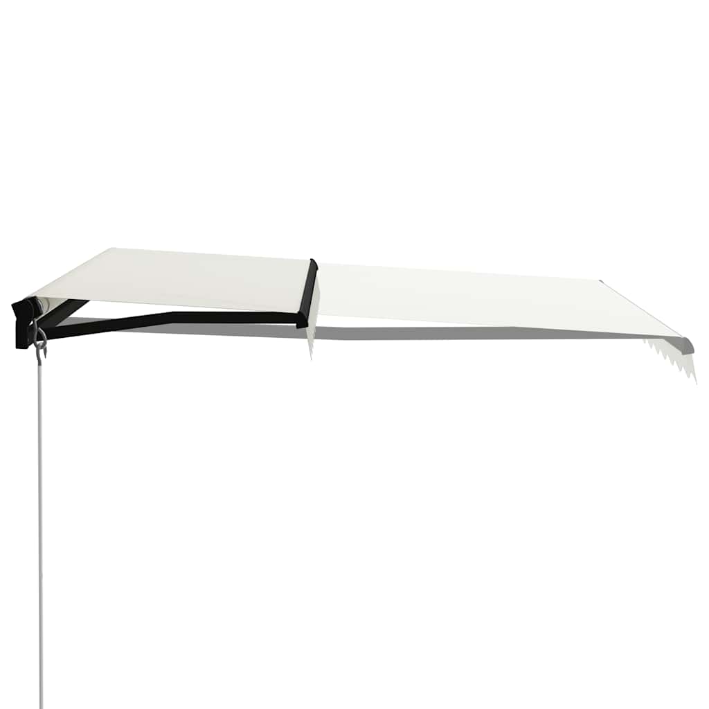 Toldo Retráctil Manual Con Led Crema 300x250 Cm_2