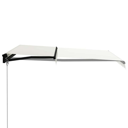 Toldo Retráctil Manual Con Led Crema 300x250 Cm_2