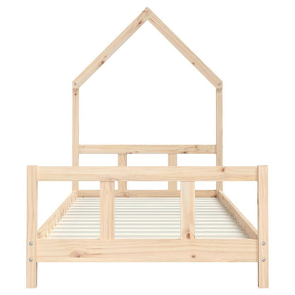 Vidaxl Estructura De Cama Infantil Madera Maciza De Pino 90x190 Cm_3
