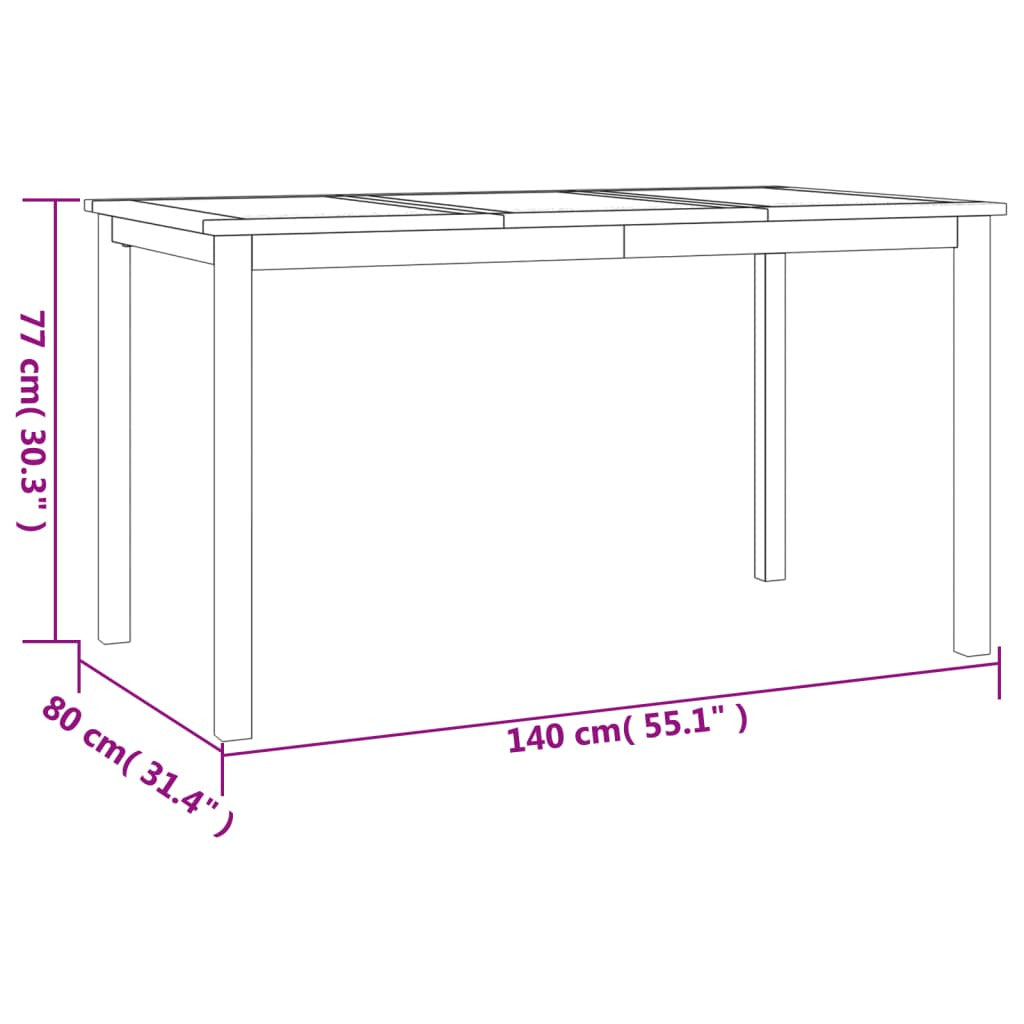 Vidaxl Juego De Comedor Para Jardín 4 Piezas Madera Maciza De Teca_2