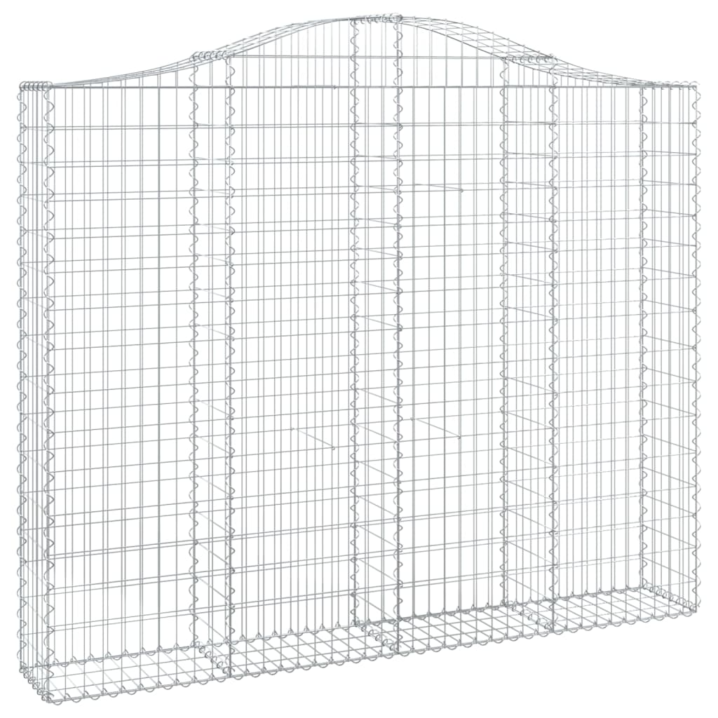 Cestas Gaviones 2 Uds Forma De Arco Hierro 200x30x160/180 Cm_2