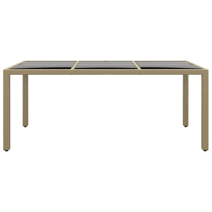 Vidaxl Juego De Comedor De Jardín De 9 Piezas Ratán Sintético Beige_3
