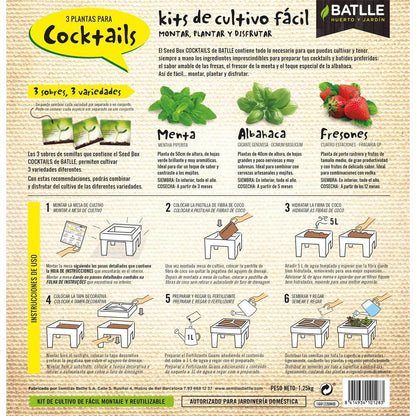 Kit de cultivo Seed Box Cocktails Batlle