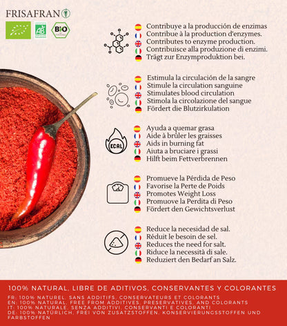 Cayena En Polvo Ecológica - Calidad Y Sabor | Frisafran 1 Kg_3