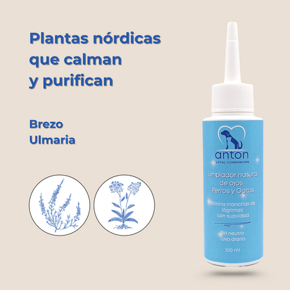 Limpiador de Ojos Natural para Perros y Gatos – 100 ml