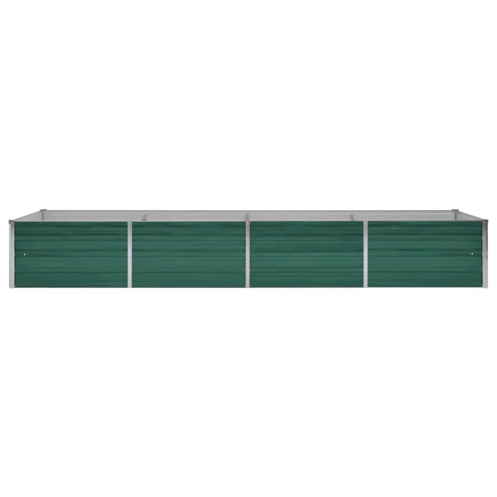 Arriate De Jardín De Acero Galvanizado Verde 320x80x45 Cm_3
