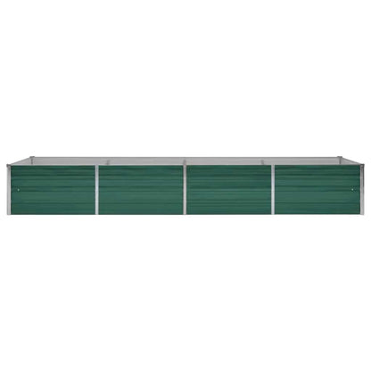 Arriate De Jardín De Acero Galvanizado Verde 320x80x45 Cm_3