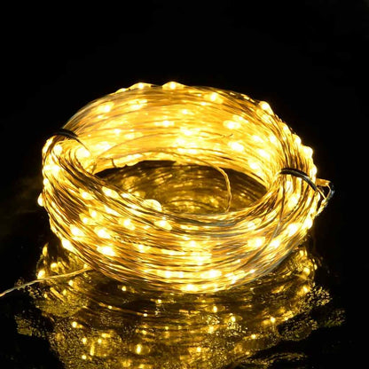 Vidaxl Tira De Luces Con 300 Led Pvc Blanco Cálido 30 M_1