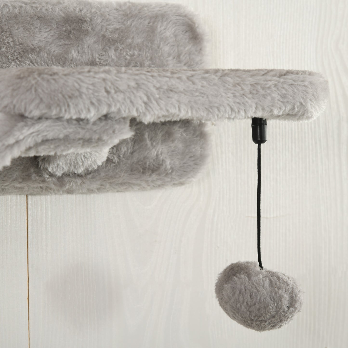 Pawhut Juego De Estanterías Para Gatos De 4 Piezas Con Hamaca Gris_3