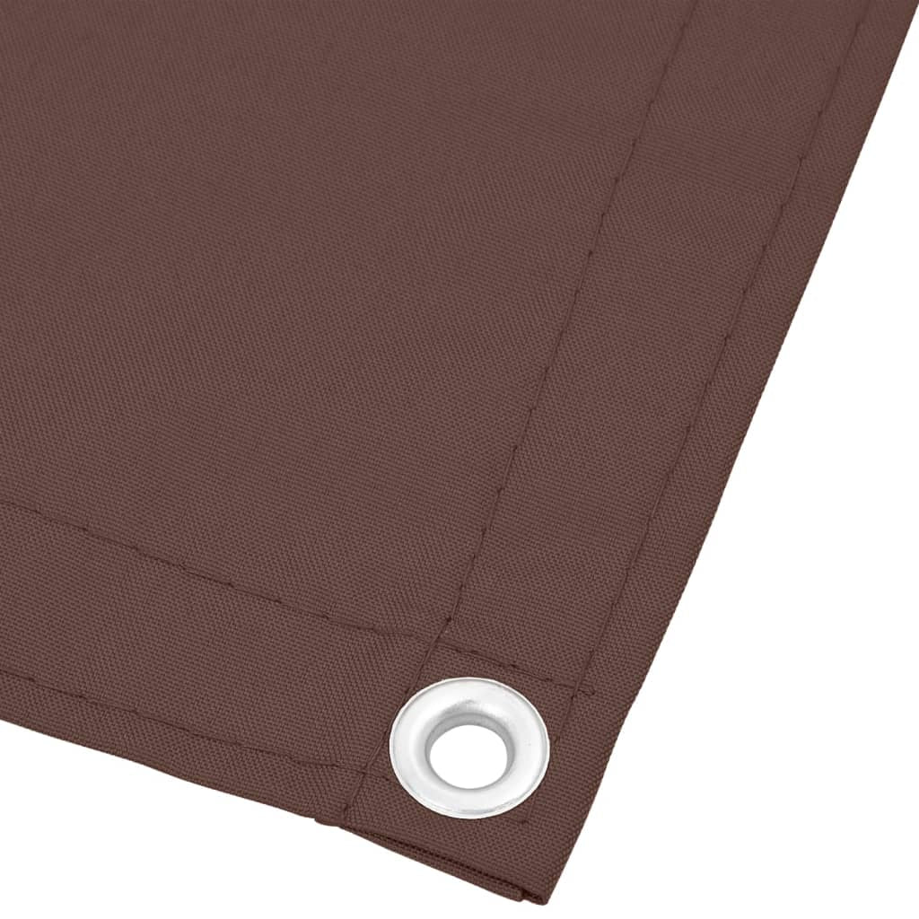 Vidaxl Pantalla De Balcón 100% Poliéster Oxford Marrón 120x800 Cm_3