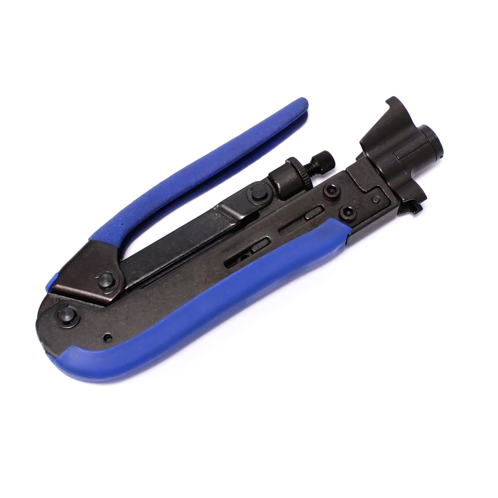 Herramienta Crimpadora Conector F Bnc Rca Para Cable Rg6 Rg59 Rg11_0