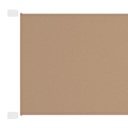 Vidaxl Toldo Vertical Tela Oxford Gris Taupé 100x420 Cm_0