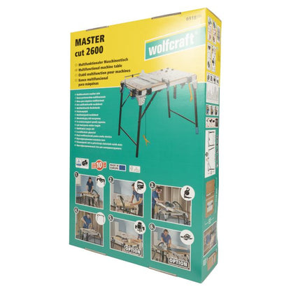 Banco para máquinas MASTER cut 2600 6918000 Wolfcraft