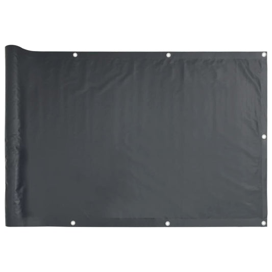 Vidaxl Toldo Para Balcón Tela Oxford Gris Antracita 120x300cm_0