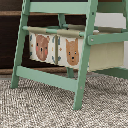 Caballete Para Niños Aiyaplay Mdf, Madera De Pino Verde 54x46.5x93 Cm_3