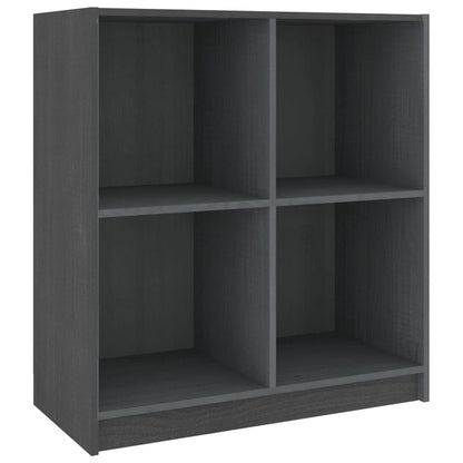 Aparador Madera Maciza De Pino Gris 70x33x76 Cm / Vetonek_1