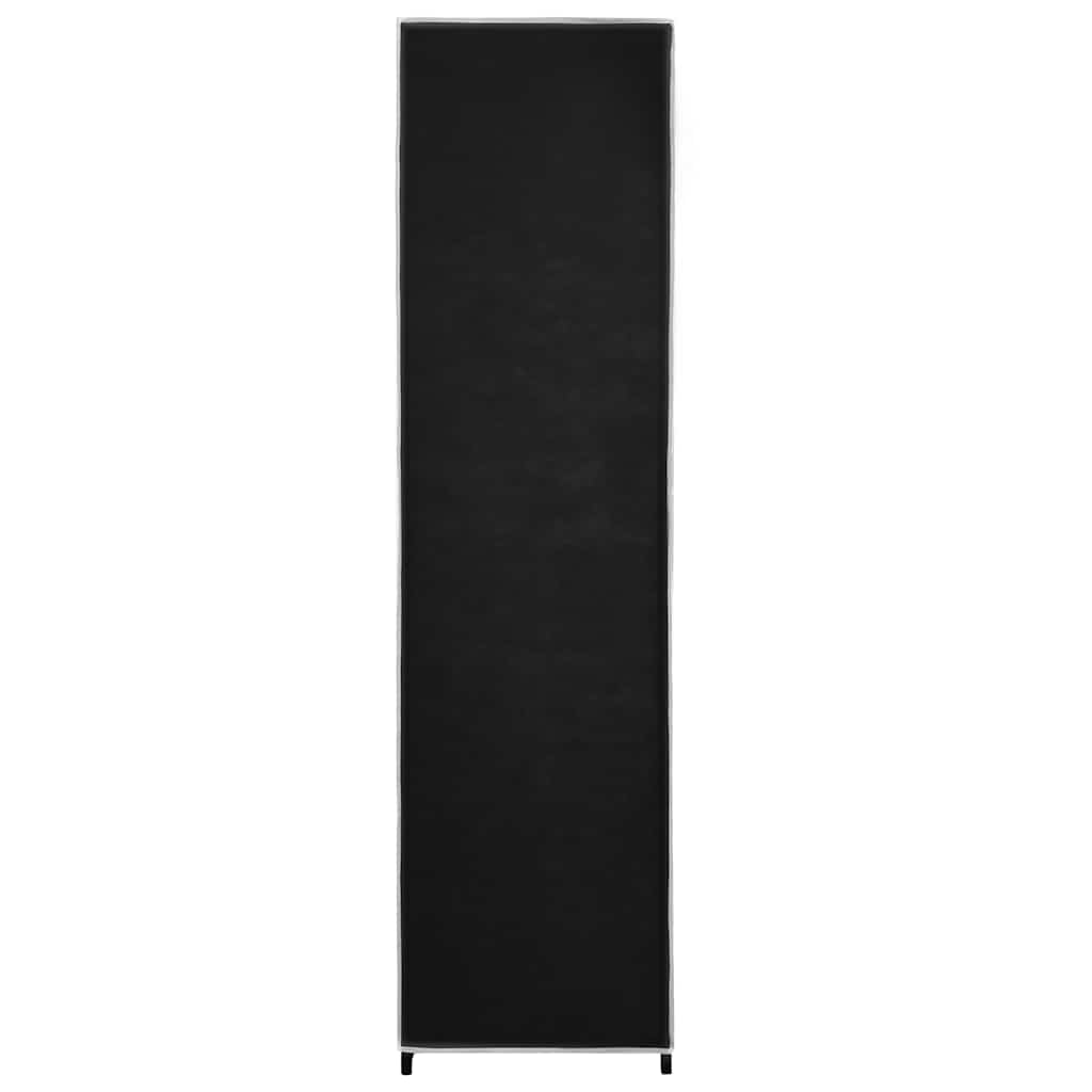 Armario Con 4 Compartimentos Negro 175x45x170 Cm_5