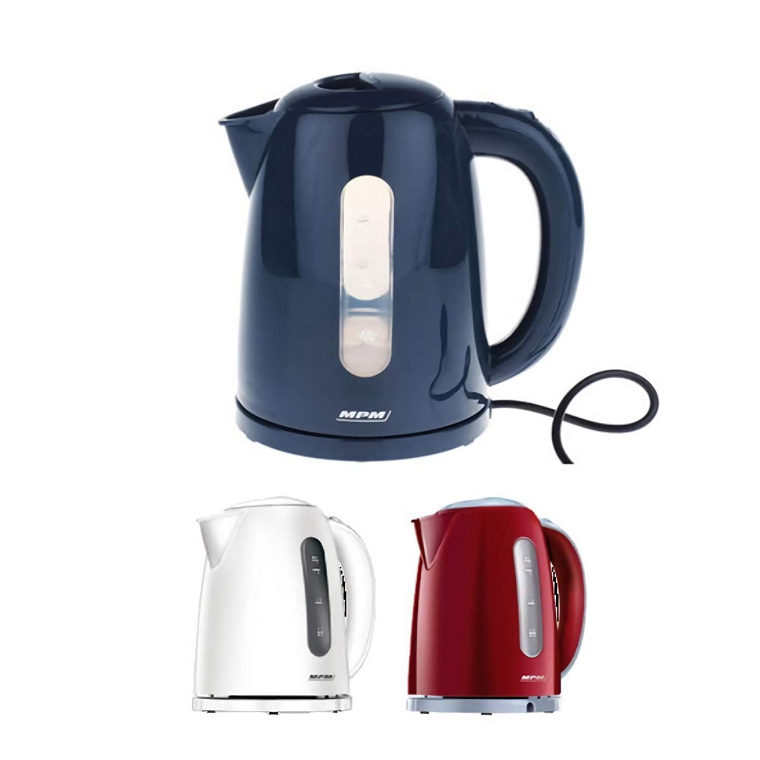 Hervidor Agua Eléctrico, 1,7l, Sin Bpa, Resistencia Oculta, Inalámbrico, Apagado Automático Mpm Mcz-85/b2, 2200w_1