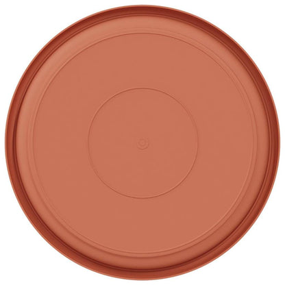 Bandeja Redonda Para Flores 6 Pcs Rojo Ladrillo Ø 27 X 2,5 Cm_5