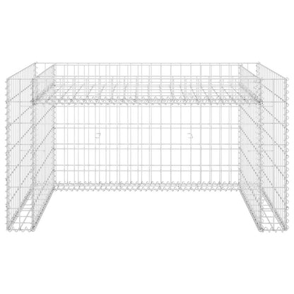 Cobertizo De Cortacésped Con Arriate Alambre Acero 110x80x60 Cm_2