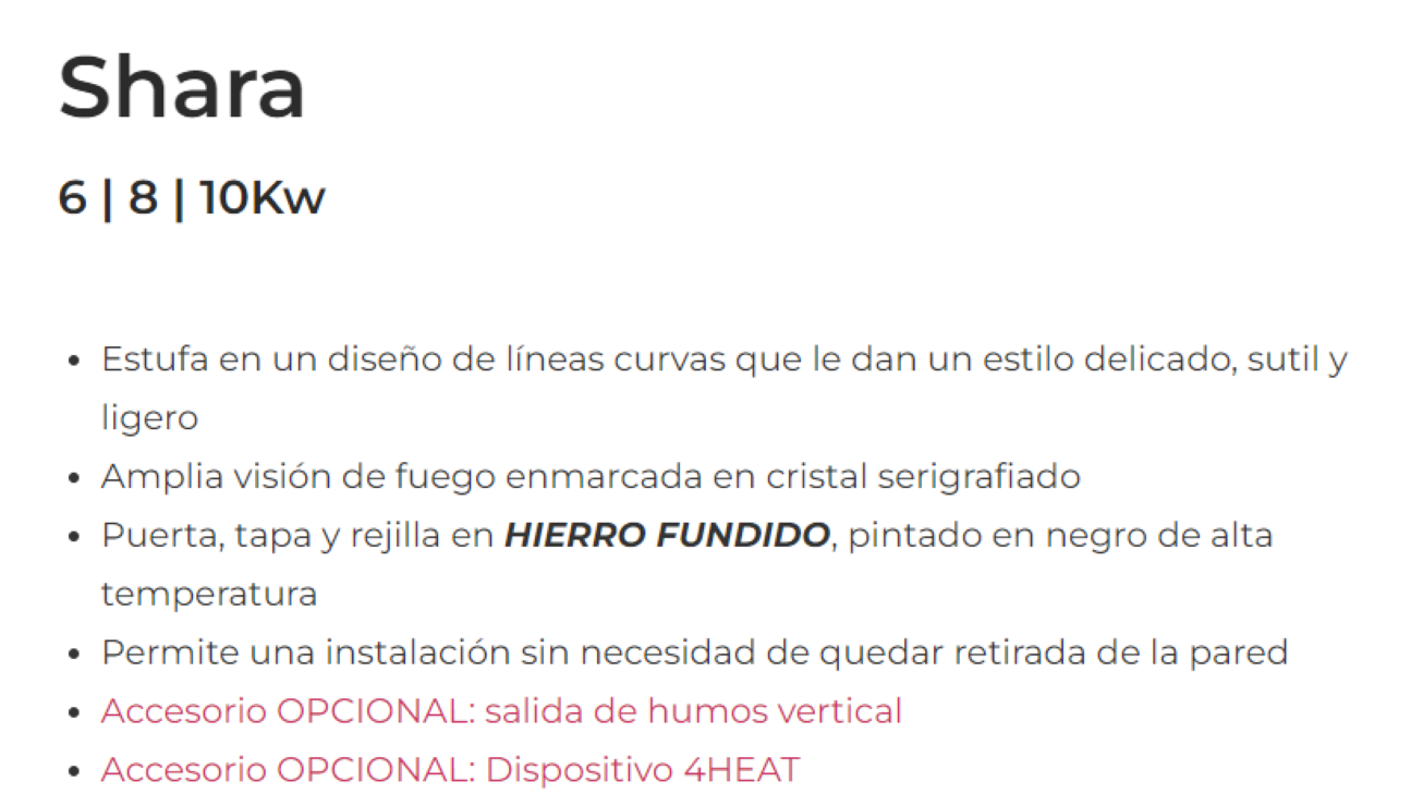 Bricosol Estufa De Pellets Shara 6 Marron Vintage De Ferlux_2