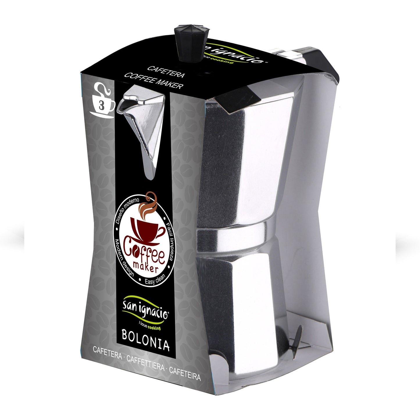 Cafetera 3t Alu Bolonia Sg
