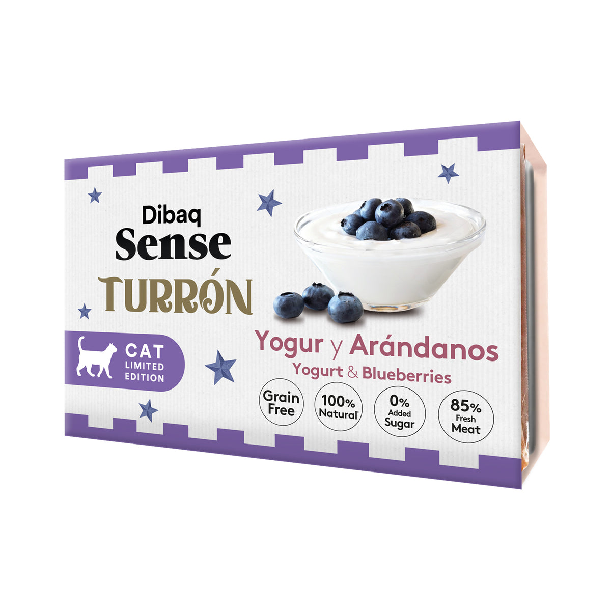 Dibaq Sense Turrón Para Gatos De Yogur Y Arándanos 100g_0