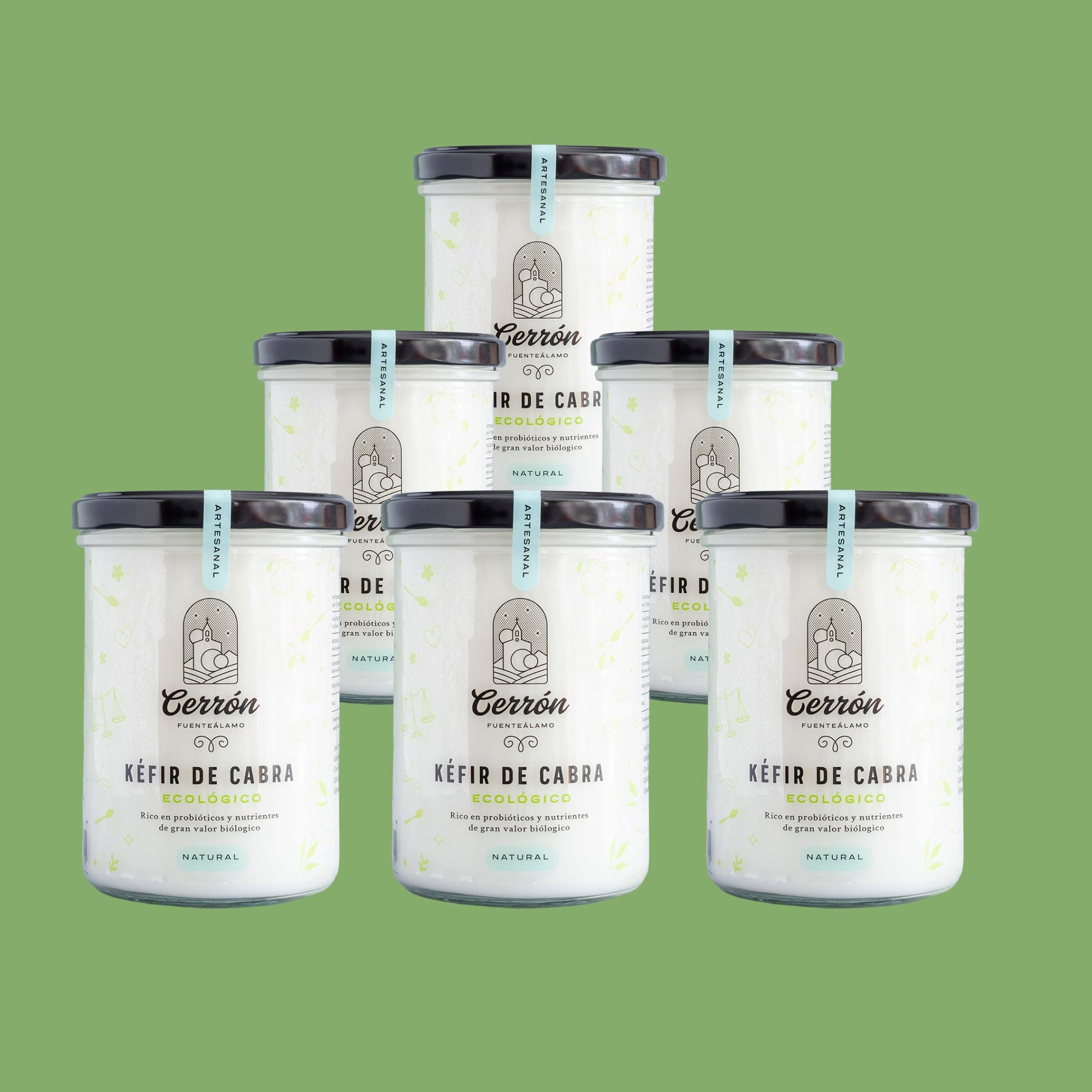 Caja Kefir Cabra Eco 420gr 6 Unidades_0