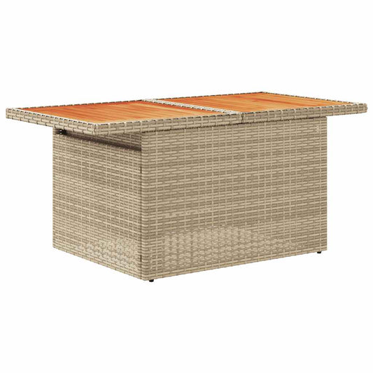 Set De Sofás De Jardín Y Cojines 8 Piezas Ratán Sintético Beige / Vetonek_0