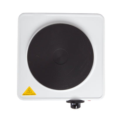 Hornillo Eléctrico, Zona Cocinado 18,5 Cm, Termostato Regulación Continua, Compacto,  Camping Adler Ad6503 Blanco