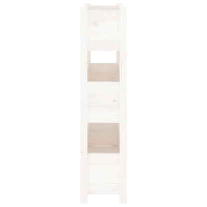 Jardinera De Madera Maciza De Pino Blanco 77x25x104,5 Cm_5