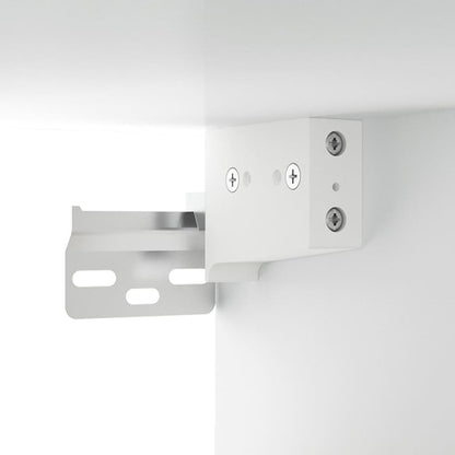 Armario De Pared Colgante Blanco 69,5x34x90 Cm / Vetonek_2