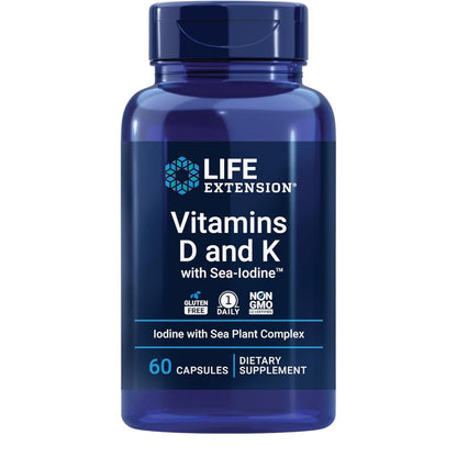 Vitamins D And K With Sea-iodine 60 Caps_0