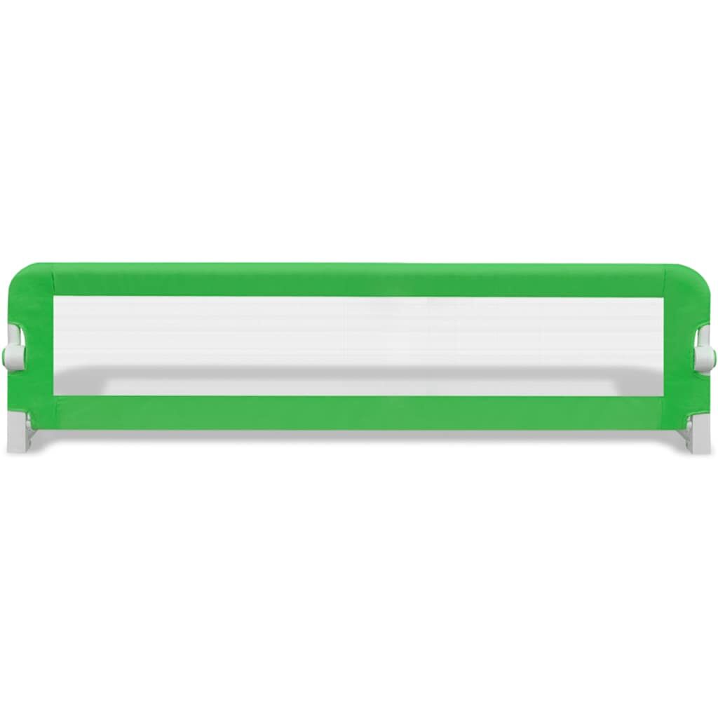 Vidaxl Barandilla De Seguridad Cama De Niño 150x42 Cm Verde_2