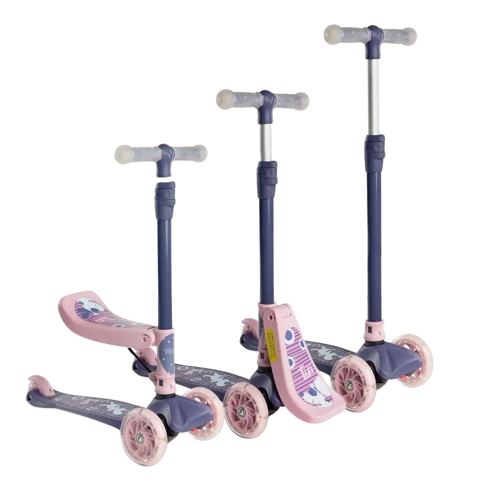 Patinete Tixi Rosa Desde 2 A 12 Años_0