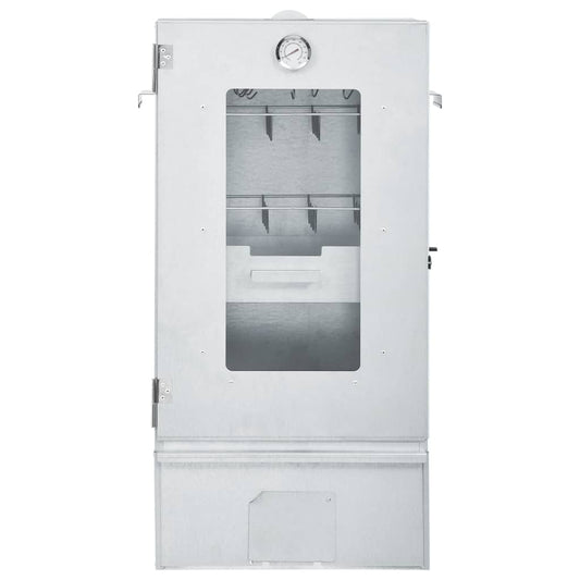 Horno Ahumador Barbacoa 1 Kg De Virutas De Madera 44,5x29x83 Cm / Vetonek_0