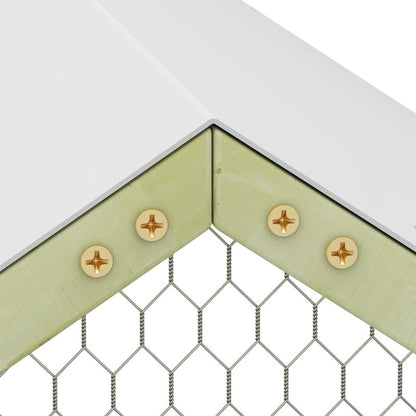 Vidaxl Jaula Gallinero Madera Impregnada Pino Y Acero 1,5x1,5x2 M_5