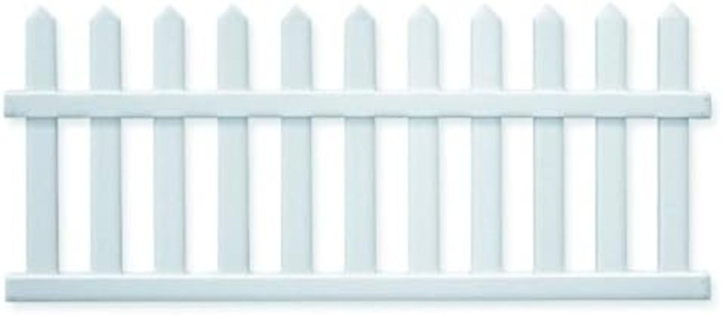 Valla Picket Duramax Pvc 5 X 180 X 80 Cm. Color Blanco_0