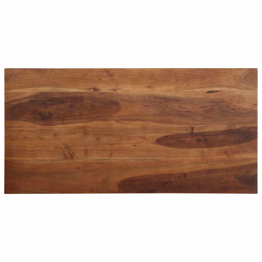 Mesa De Comedor Madera Maciza 120x60x76 Cm Acacia_2