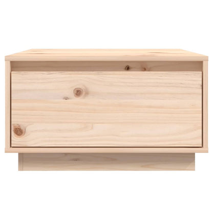 Mesa De Centro De Madera Maciza De Pino 55x56x32 Cm_1