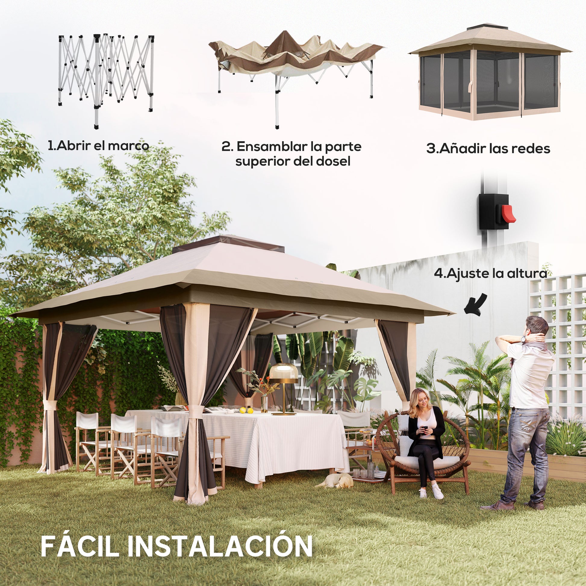Outsunny Carpa Plegable Gazebo_3